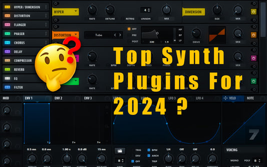 Top synth plugins for 2024