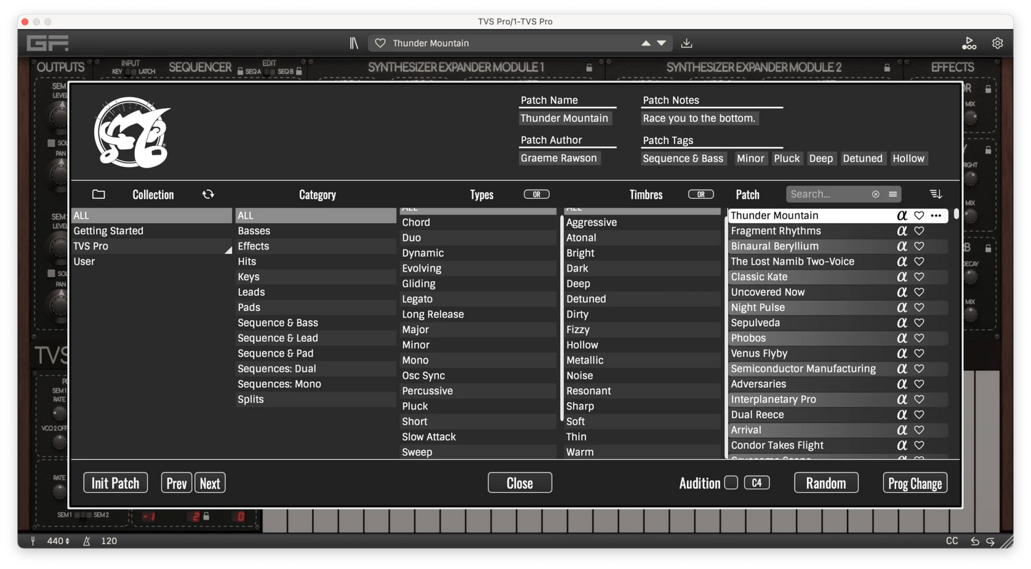 GForce Software - Oberheim TVS Pro