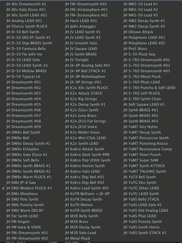 tal-sampler-sample-pack-patch-list