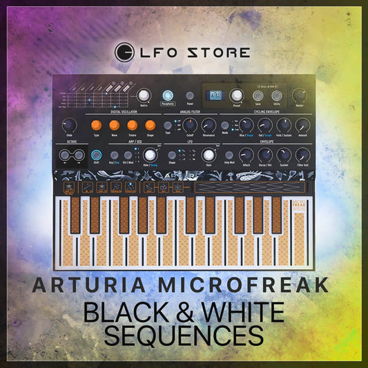 Arturia Microfreak preset pack and patch bank. 50 presets for Arturias Microfreak synthesizer