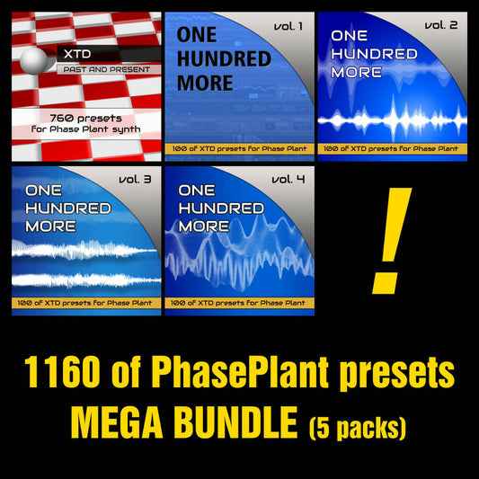 Phase Plant - XTDs 1160 Preset Bundle
